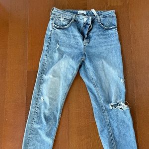 Zara straight jeans